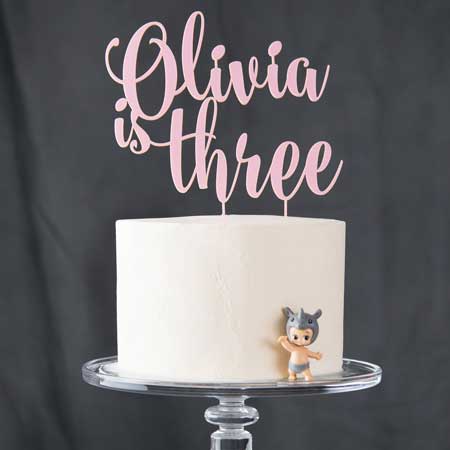 personalized photo cake topper