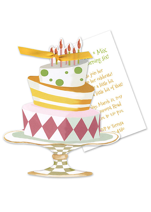 cake invitation