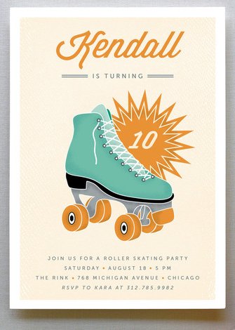 rollerboot invitation invitation