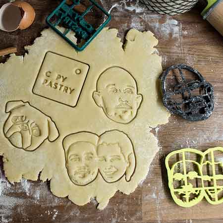 custom portrait cookie cutter
