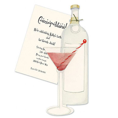 martini invitations