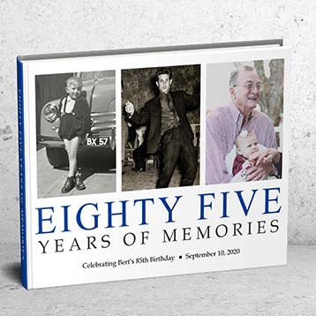 85 years of memories photo book