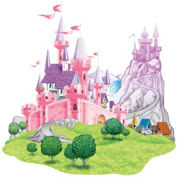 princess castle scene setter add ons