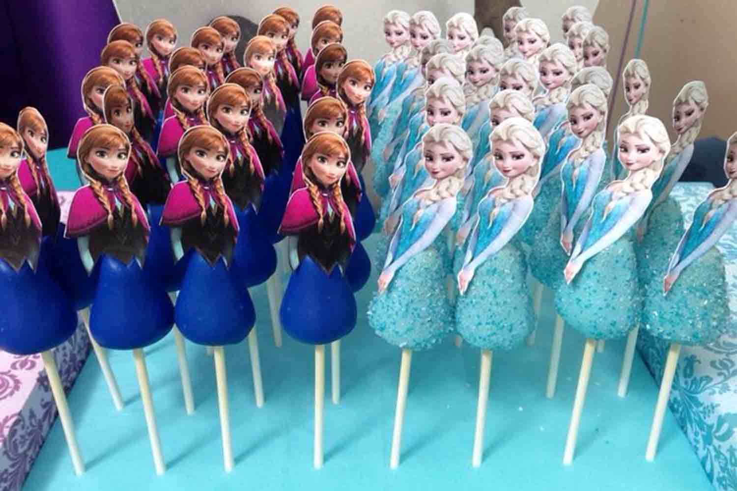 disney frozen princess cake pops