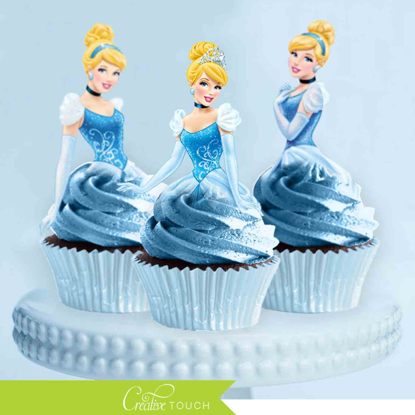 disney princess cupcake topper cinderella