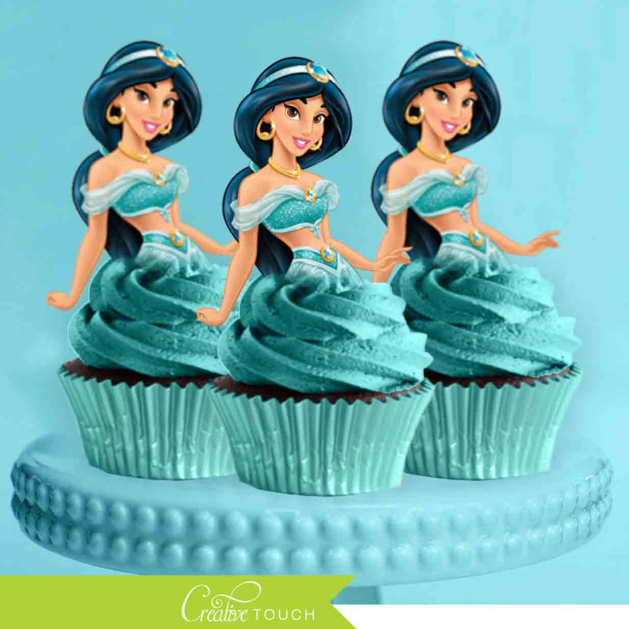 disney princess cupcake topper princess jasmine