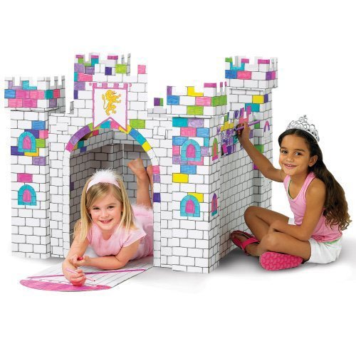 color your own princess castle