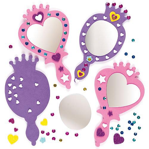 decorate your own princess mirror
