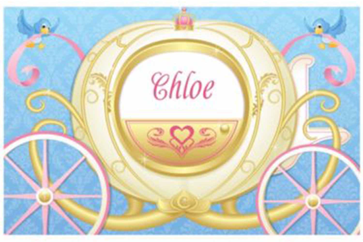 personalized princess placemats