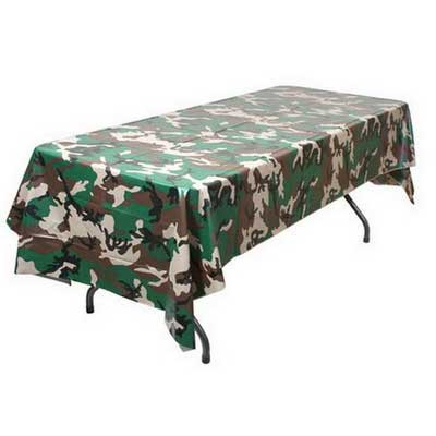 redneck party decorations camouflage tablecover