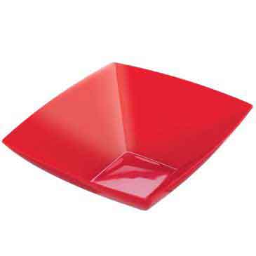 premium plastic bowls red