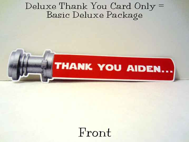 lightsaber thank you cards