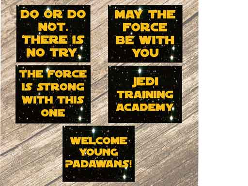 Star Wars Printable Signs