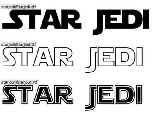 star wars font