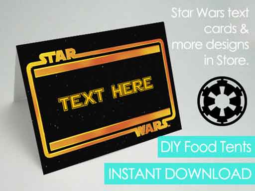 star wars food labels