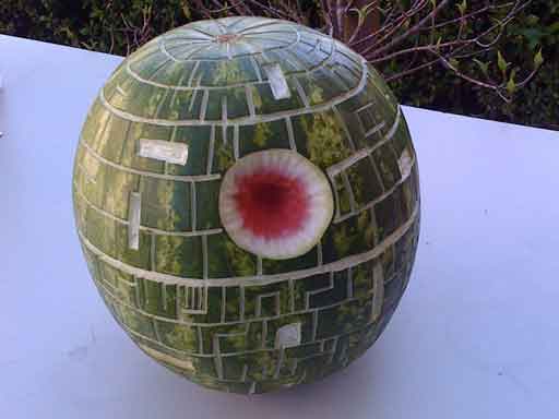 star wars death star watermelon