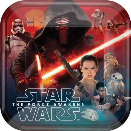 force awakens party plates